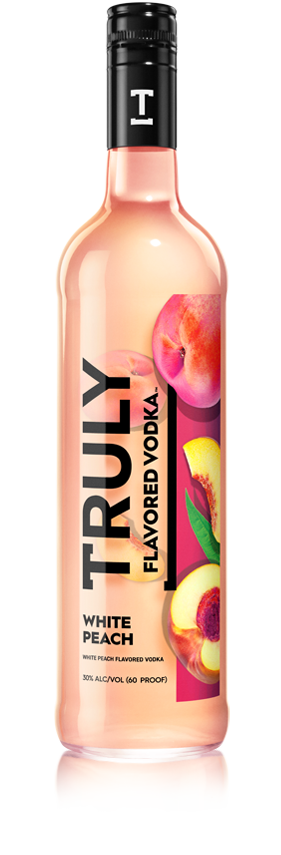 Truly White Peach Flavored Vodka 60 750ML