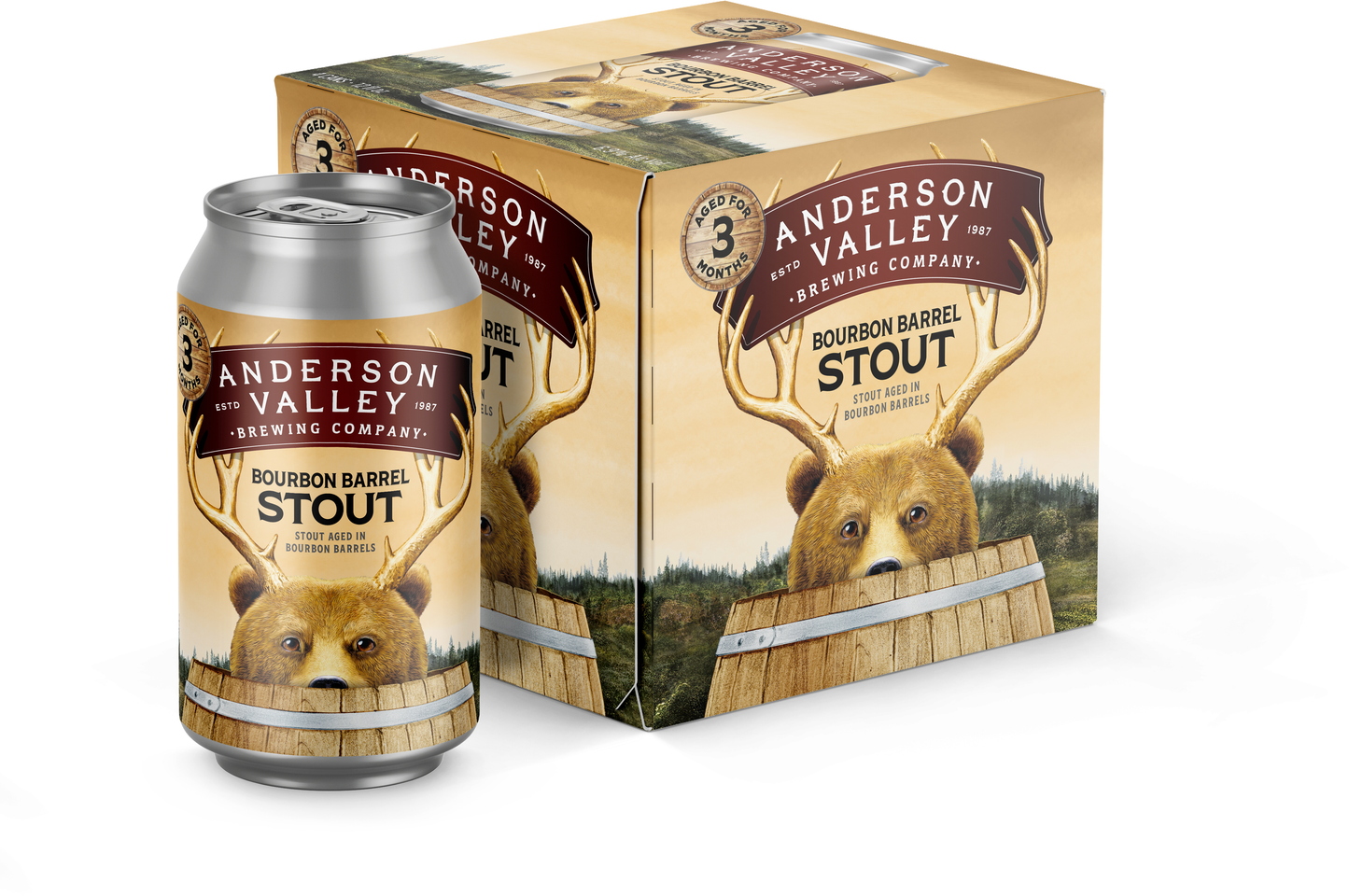 Anderson Valley Bourbon Barrel Stout Can 6/4 12Z