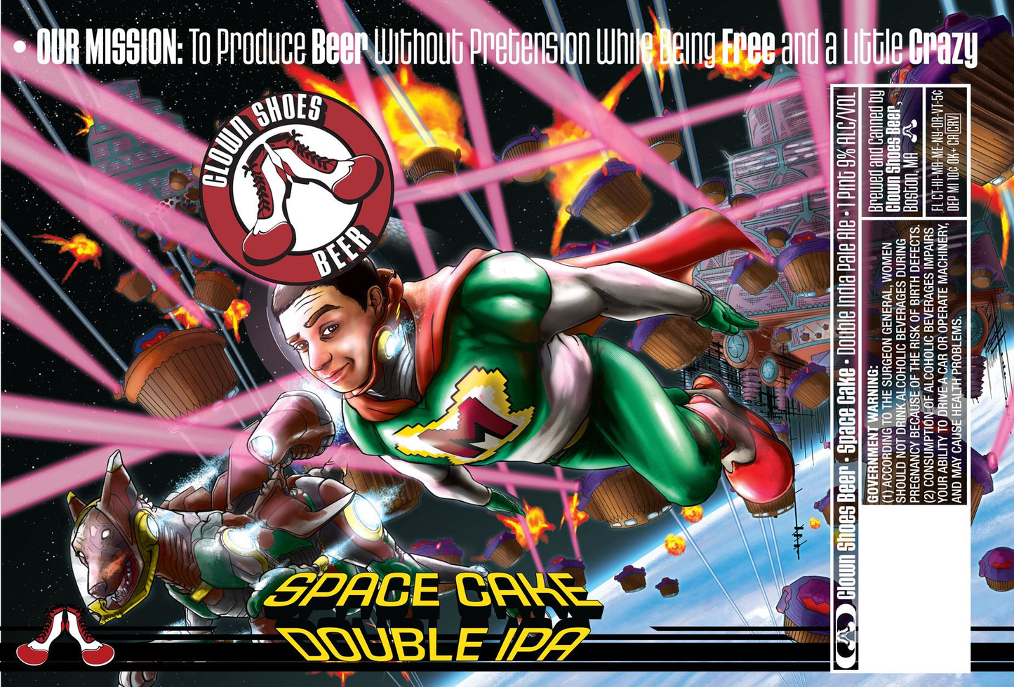 CLOWN SHOES SPACE CAKE DOUBLE IPA 6/4PK CANS 16 oz (24)