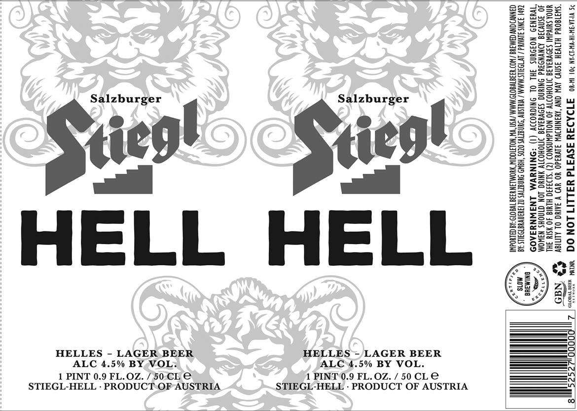 STIEGL HELL LAGER 6/4PK CANS 16.9 oz (24 pack)
