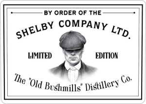 Bushmills Limited Edition Peaky Blinders Prohibition Recipe Irish Whiskey