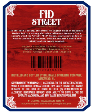 Fid Street Hawaiian Gin