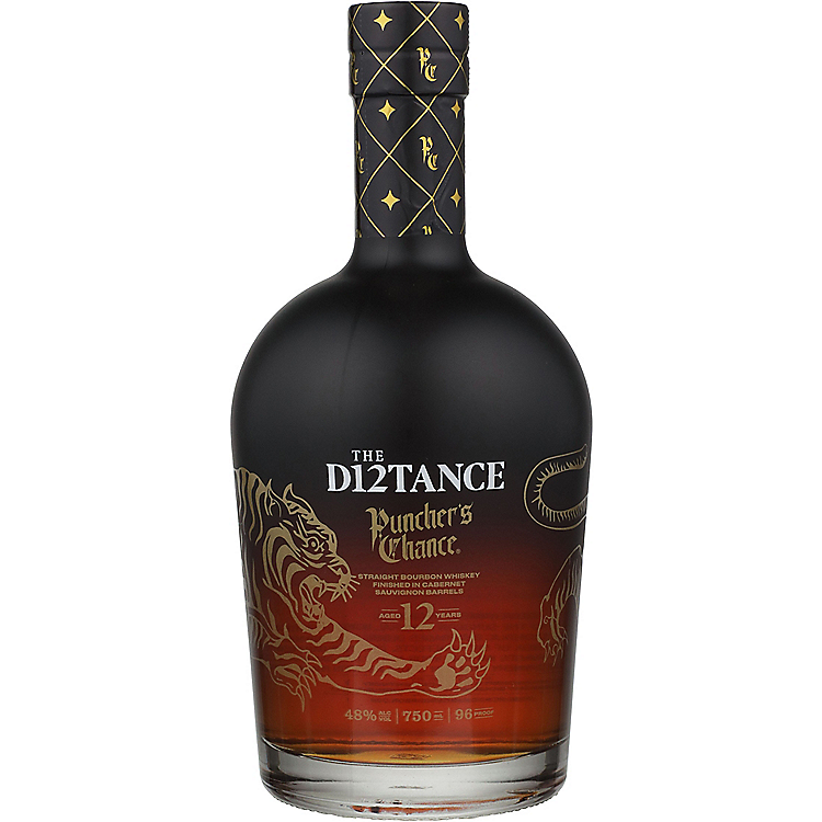 PUNCHER'S CHANCE STRAIGHT BOURBON THE D12TANCE FINISHED IN CABERNET SAUVIGNON BARREL 12 YR 96 750ML