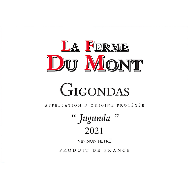 LA FERME DU MONT GIGONDAS JUGUNDA 2021 750ML The Booze Outlet