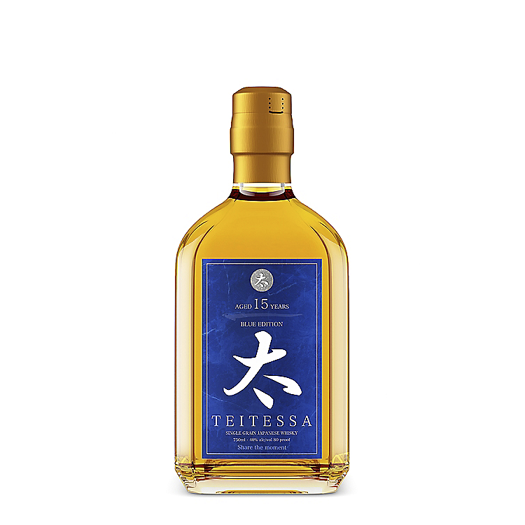 TEITESSA SINGLE GRAIN JAPANESE WHISKY BLUE EDITION 15 YR 80 750ML