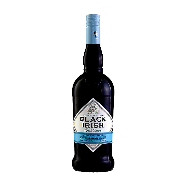 BLACK IRISH WHITE CHOCOLATE IRISH CREAM 34 750ML