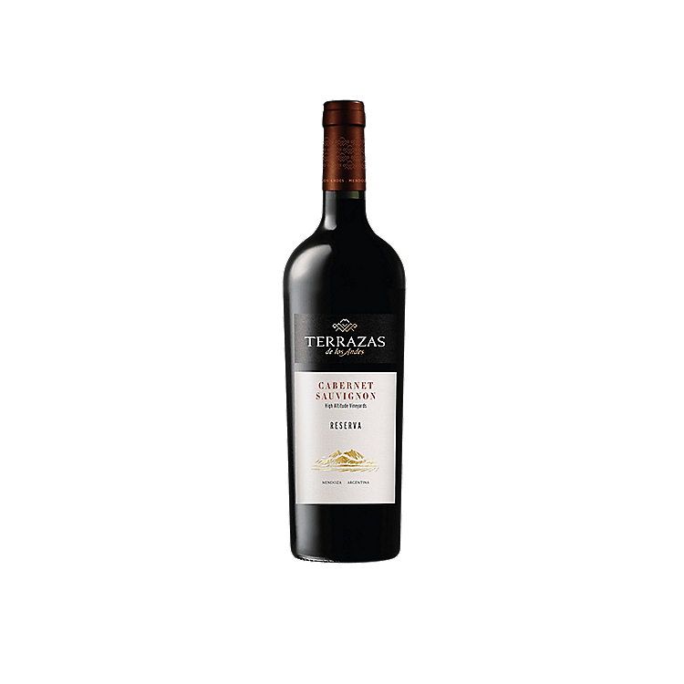 TERRAZAS DE LOS ANDES CABERNET SAUVIGNON RESERVA HIGH ALTITUDE VINEYARDS MENDOZA 2022 750ML