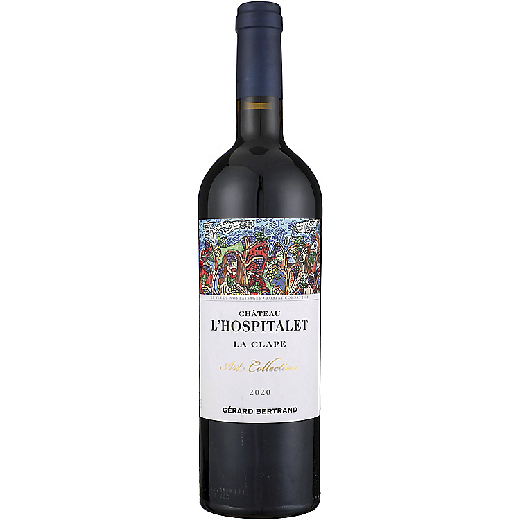 GERARD BERTRAND LA CLAPE ROUGE CHATEAU L'HOSPITALET ART COLLECTION 2020 WOOD BOX 750ML