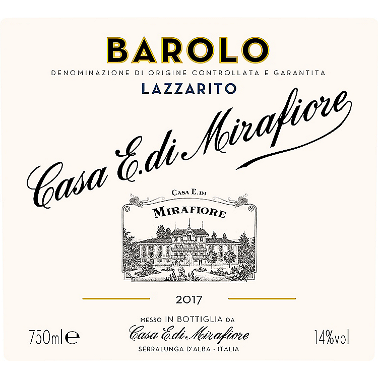CASA E. DE MIRAFIORE BAROLO LAZZARITO 2015 750ML