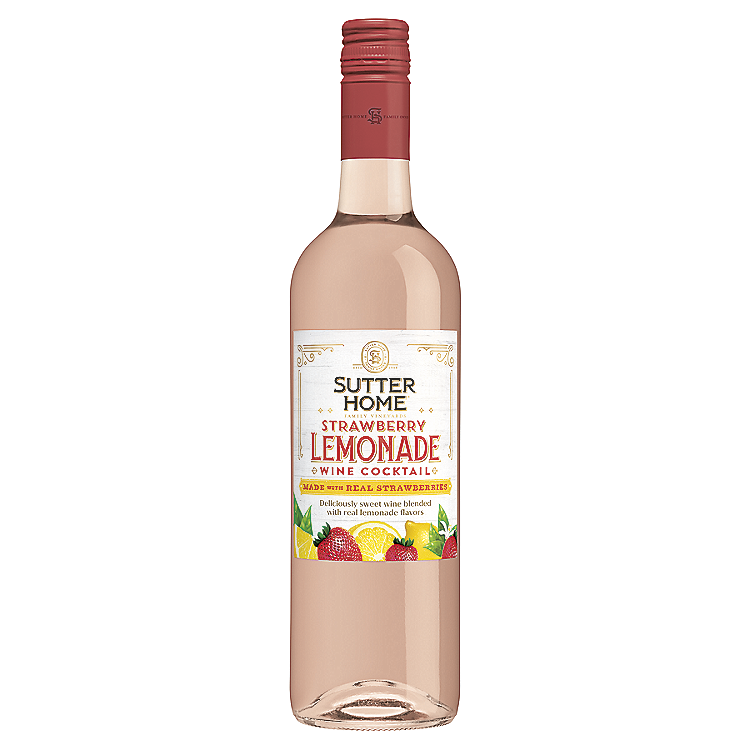 SUTTER HOME STRAWBERRY LEMONADE WINE COCKTAIL 750ML