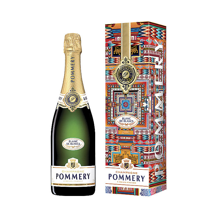 POMMERY CHAMPAGNE BRUT BLANC DE BLANCS W/ GIFT BOX 750ML