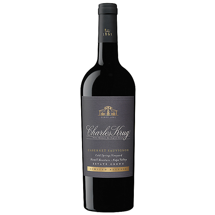 CHARLES KRUG CABERNET SAUVIGNON GOLD SPRINGS VINEYARD HOWELL