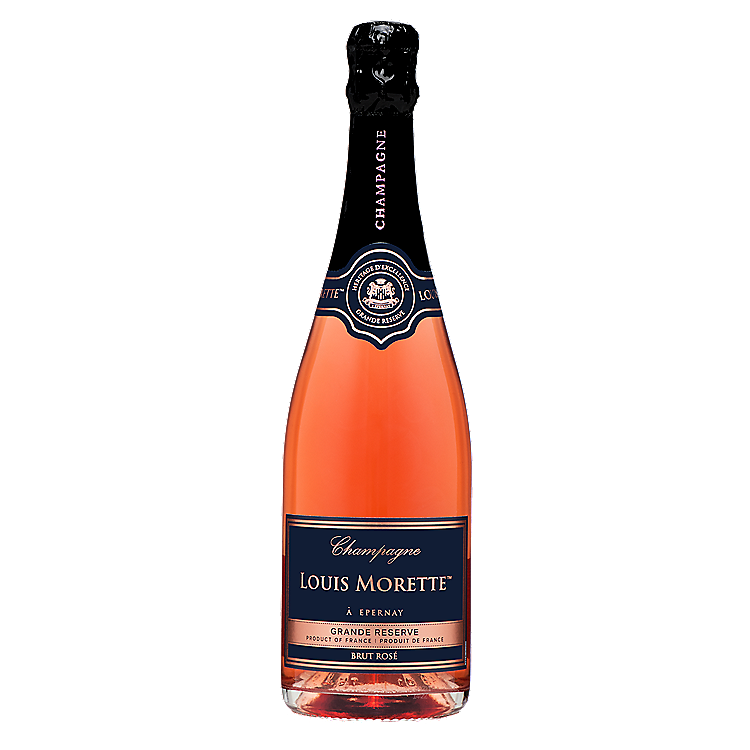 LOUIS MORETTE CHAMPAGNE GRANDE RESERVE BRUT ROSE 750ML