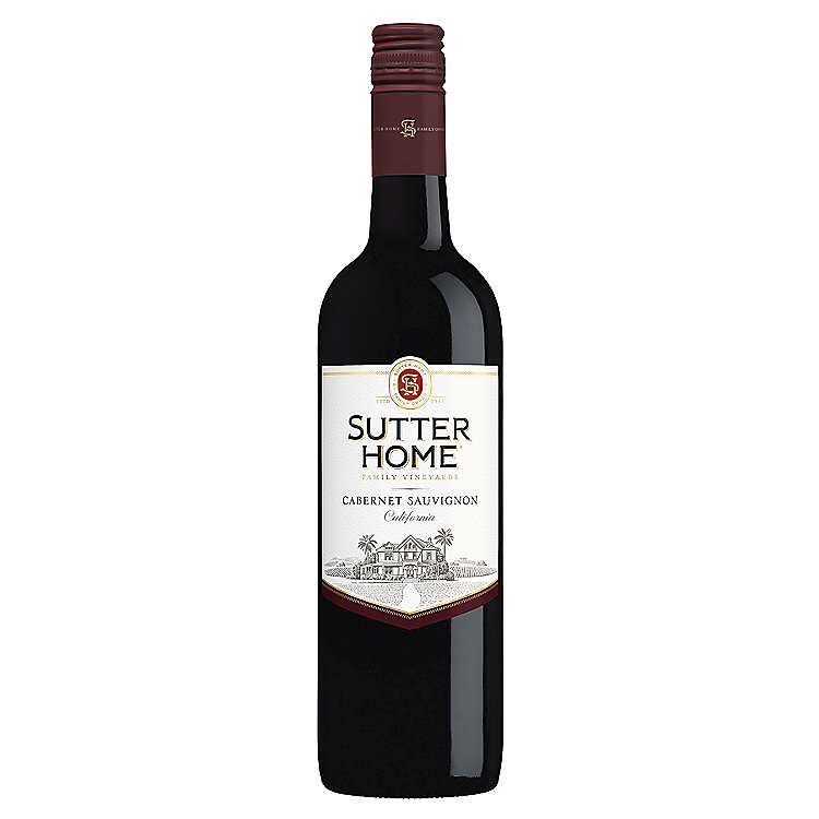 SUTTER HOME CABERNET SAUVIGNON CALIFORNIA 750ML