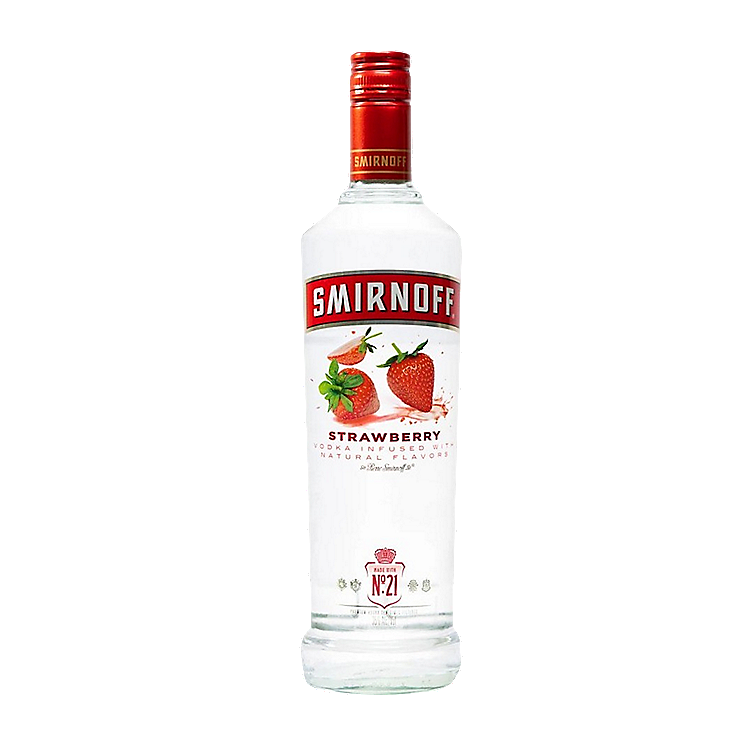 SMIRNOFF VODKA STRAWBERRY FLAVORED 60 750ML