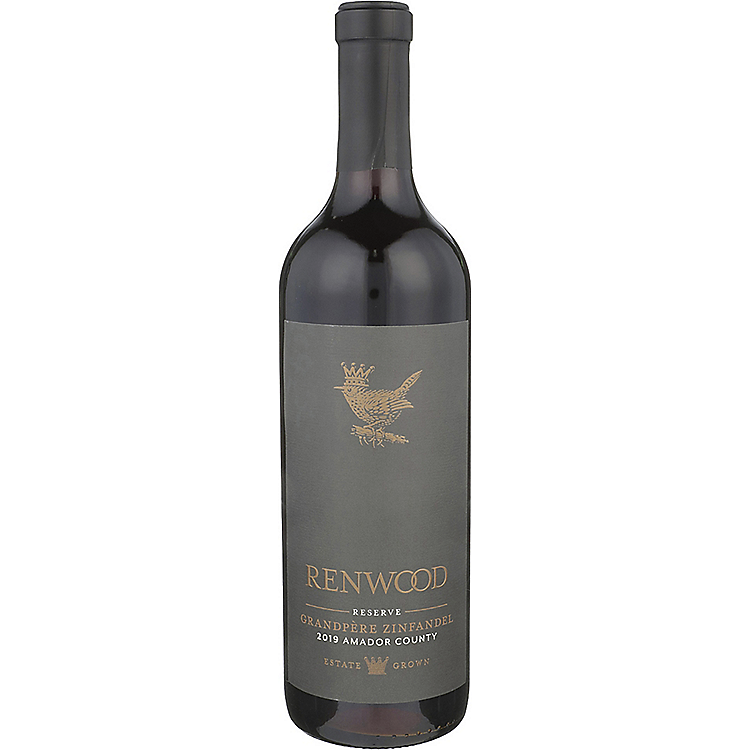 RENWOOD ZINFANDEL RESERVE GRANDPERE AMADOR COUNTY 2019 750ML
