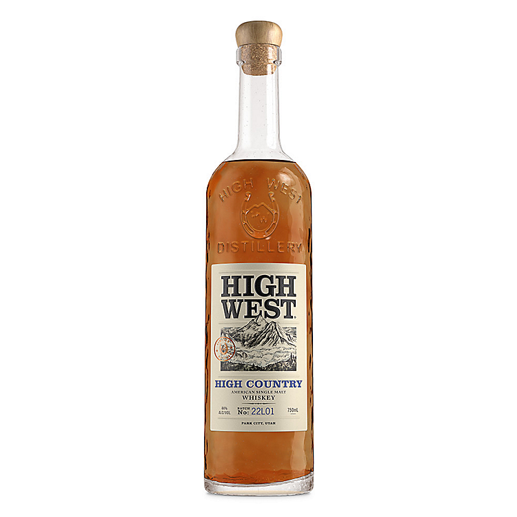 HIGH WEST AMERICAN SINGLE MALT WHISKEY HIGH COUNTRY LIMITED RELEASE 88 750ML