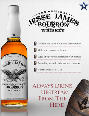 Jesse James American Bourbon Whiskey