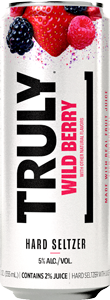 TRULY Hard Seltzer Wild Berry (24 - 12oz Cans, 6 Pack)