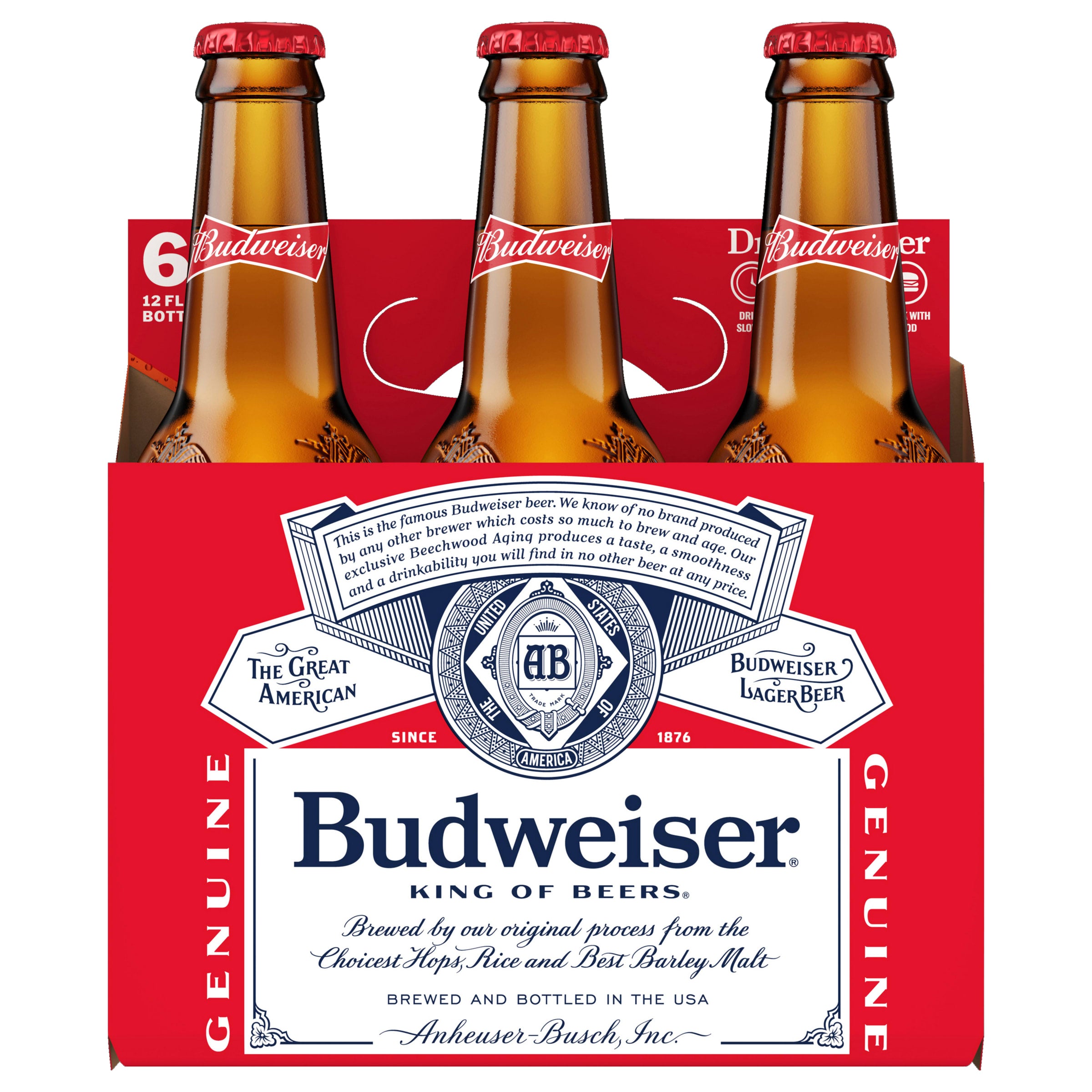 Budweiser 4x 6 Pack (12 oz Bottles) (24 Pack) – The Booze Outlet