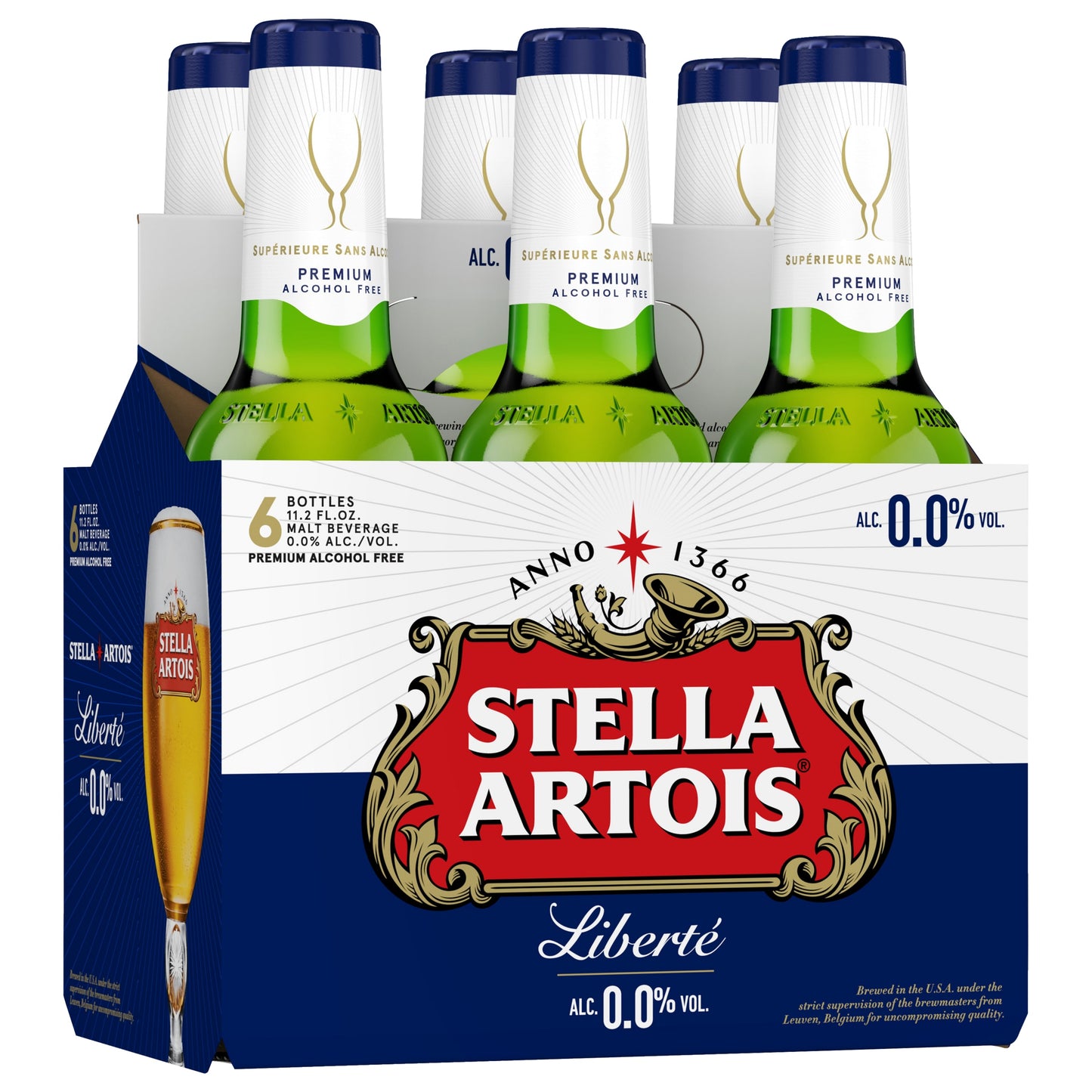 Stella Artois Liberté 0.0% 4x 6 Pack (11.2 oz Bottles)