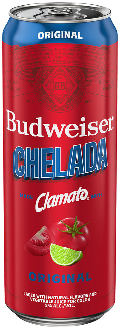 Budweiser Chelada with Clamato 15 Pack (25 oz Cans)