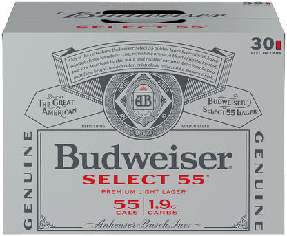 Budweiser Select 55 30 Pack (12 oz Cans)