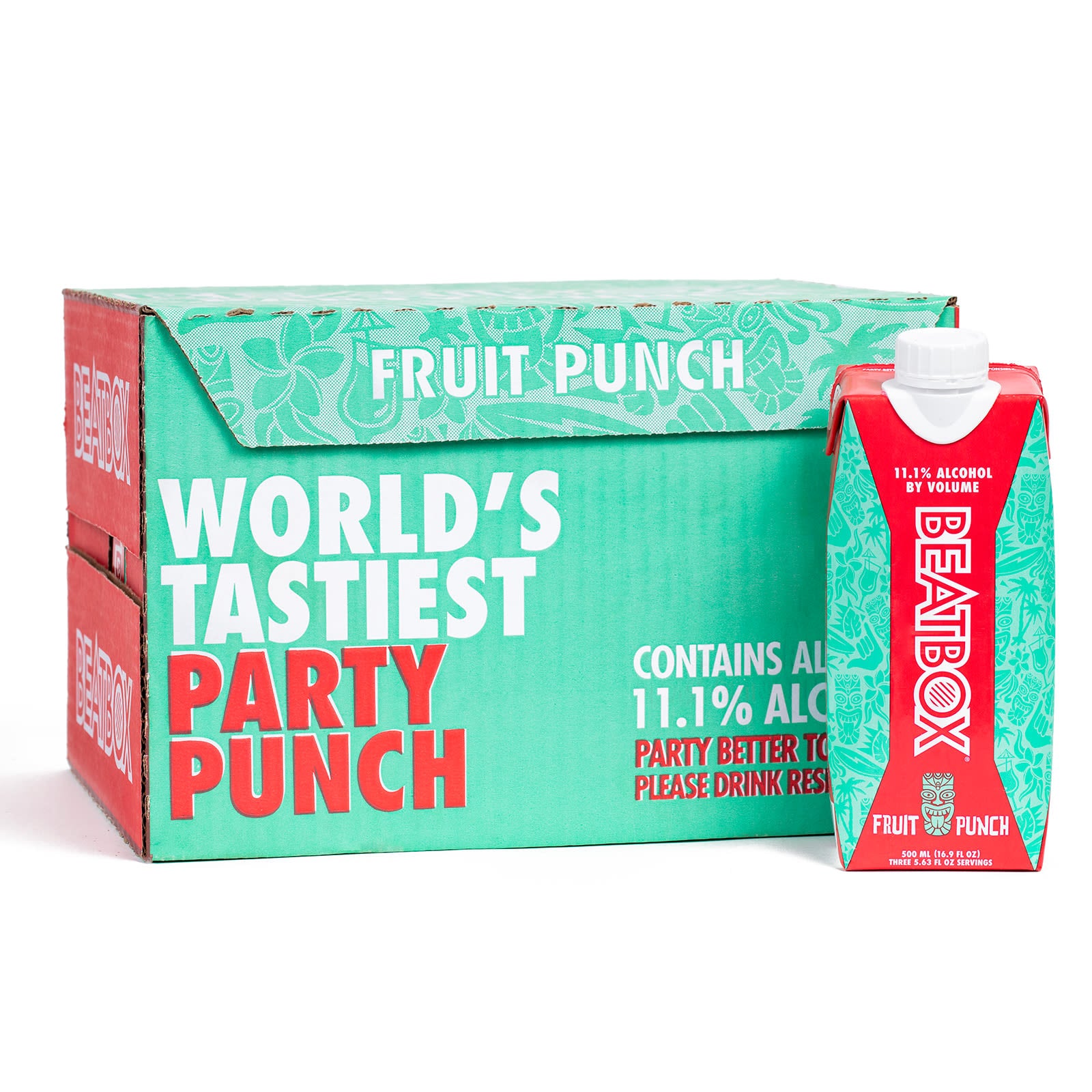 Beatbox Fruit Punch 12 Pack (500 ml Cartons) The Booze Outlet
