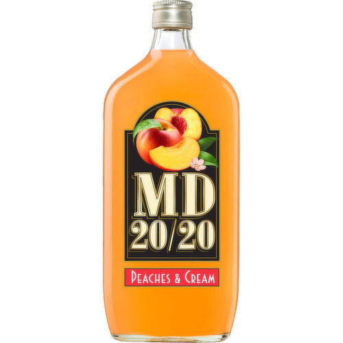 MD 20/20 Peaches & Cream Flavored Wine 750ML