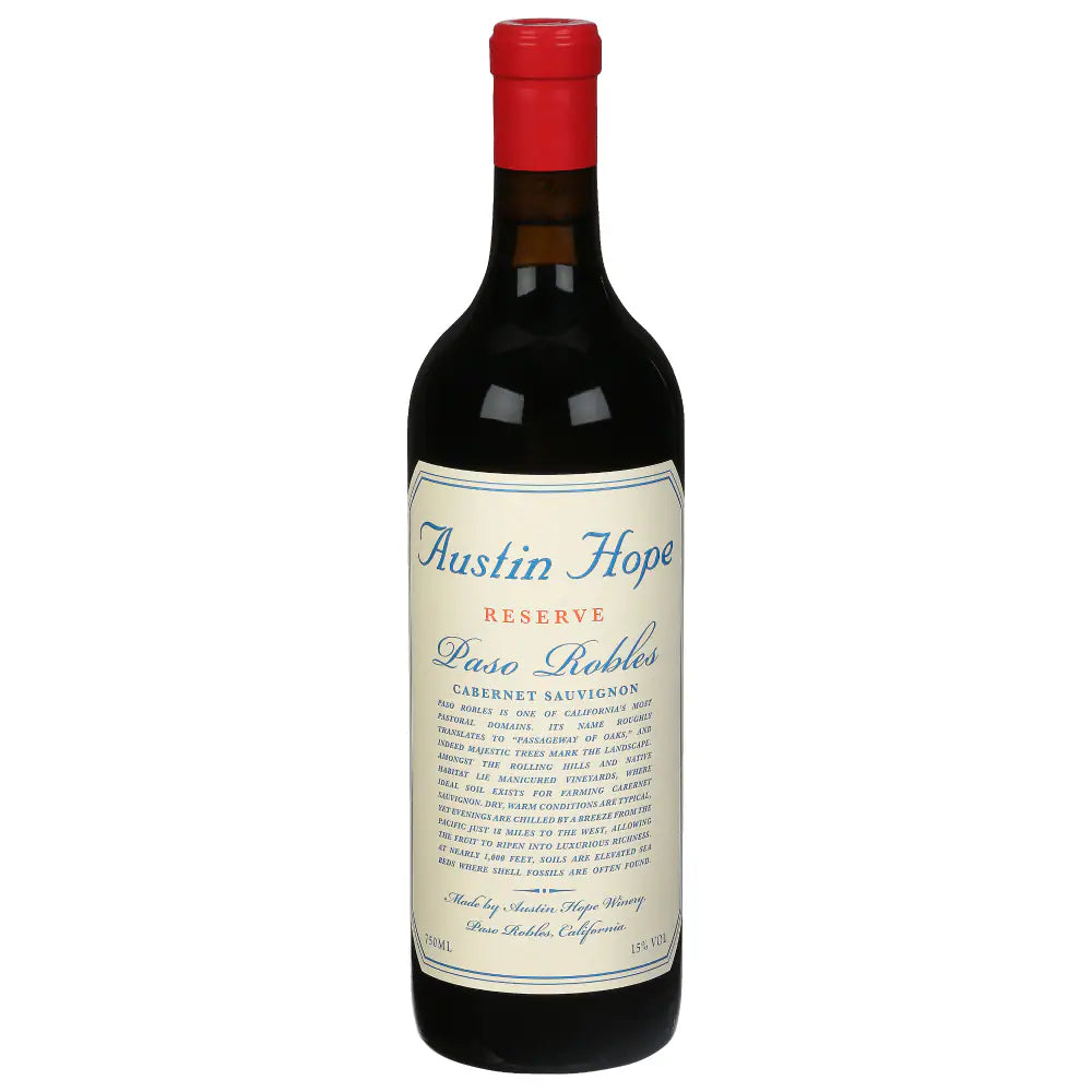 Austin Hope Reserve Cabernet Sauvignon Red Wine 750mL – The Booze Outlet