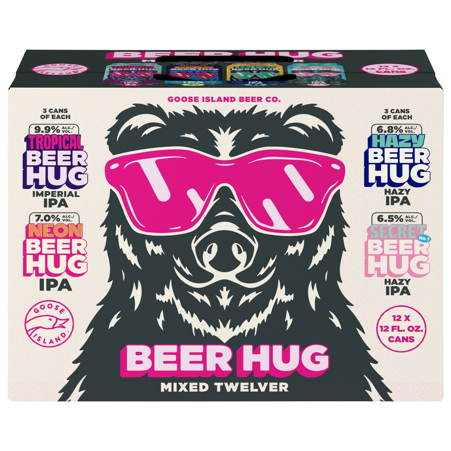 Goose Island Beer Hug VP4 2x 12 Pack (12 oz Cans)