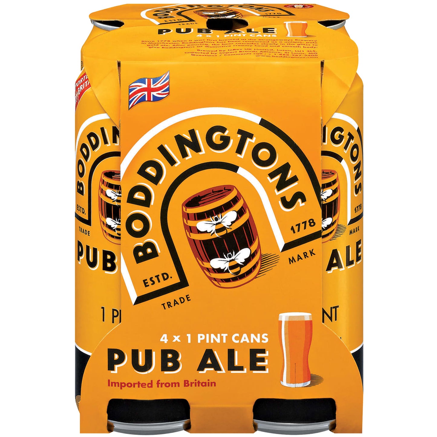 Boddingtons Pub Ale 6x 4 Pack (16 oz Cans)