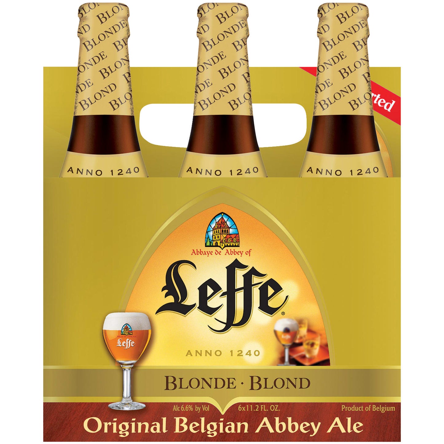 Leffe Blonde 4x 6 Pack (11.2 oz Bottles) (24 Pack)