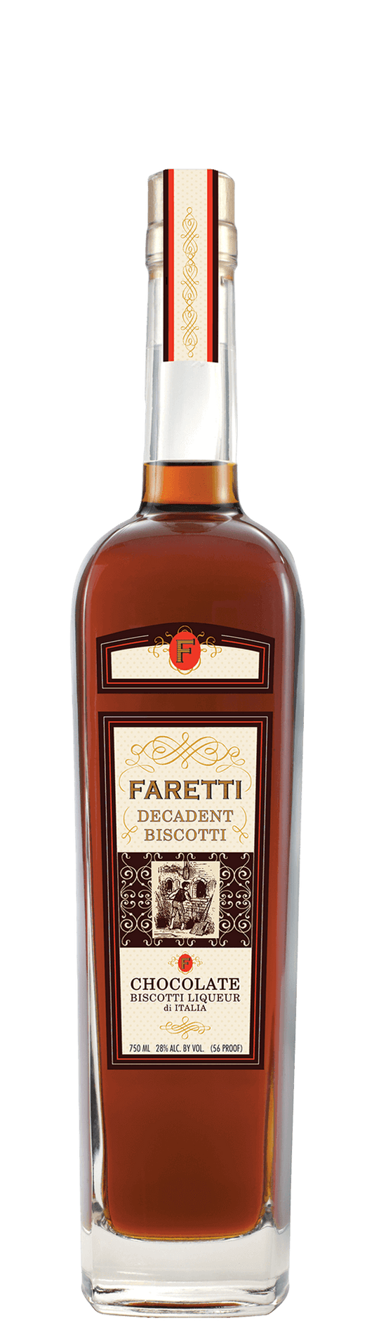 Faretti Chocolate Biscotti Liqueur 750ML
