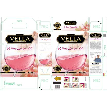 PETER VELLA WHITE ZINFANDEL 5 L