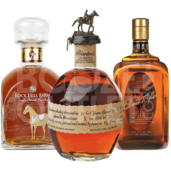 Blanton's Bourbon & Rock Hill Farms Bourbon & Elmer T. Lee Bourbon Bundle