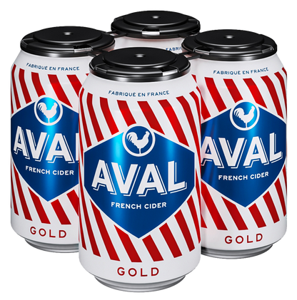 AVAL GOLD CIDER 6/4PK CANS 12 oz (24 Pack)