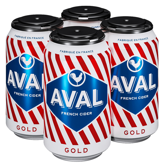 AVAL GOLD CIDER 6/4PK CANS 12 oz (24 Pack)