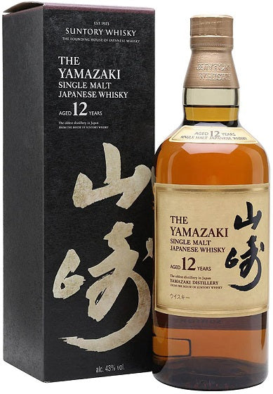 The Yamazaki 12 Year Single Malt Japanese Whisky 750mL