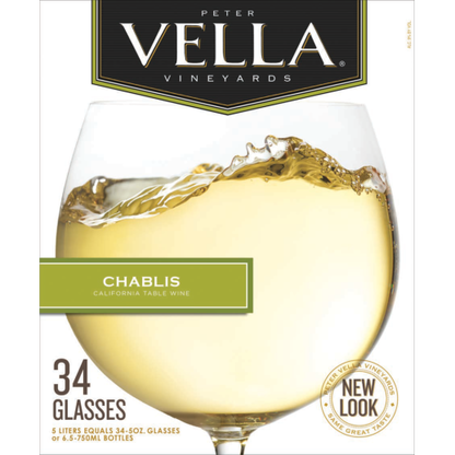Peter Vella Chablis 5L, The Crisp California White That Pairs With Everything