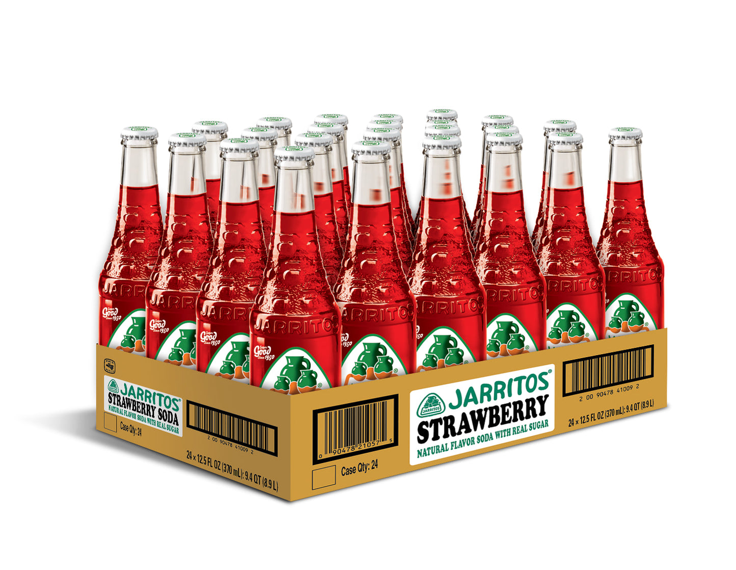 Jarritos Strawberry 24 Pack (12.5 oz Bottles)