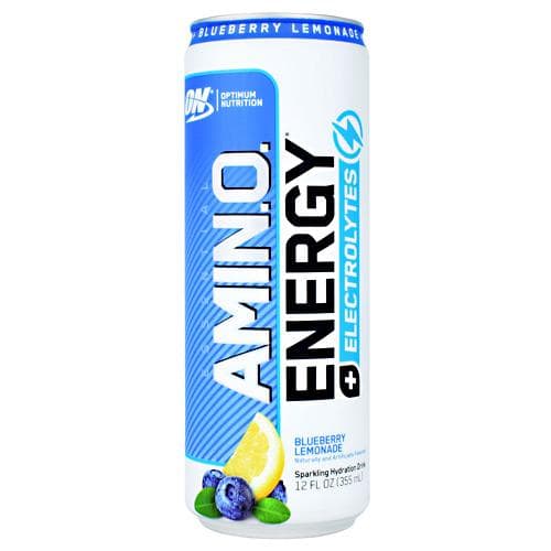 Amino Energy Sparkling Blueberry Lemonade 12 Pack (12 oz Cans)