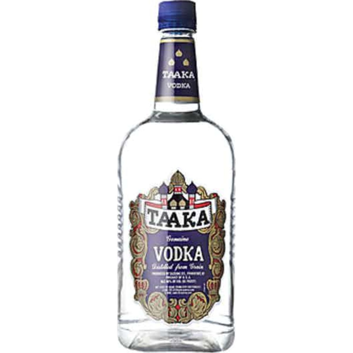Taaka Vodka 80 Proof bottle