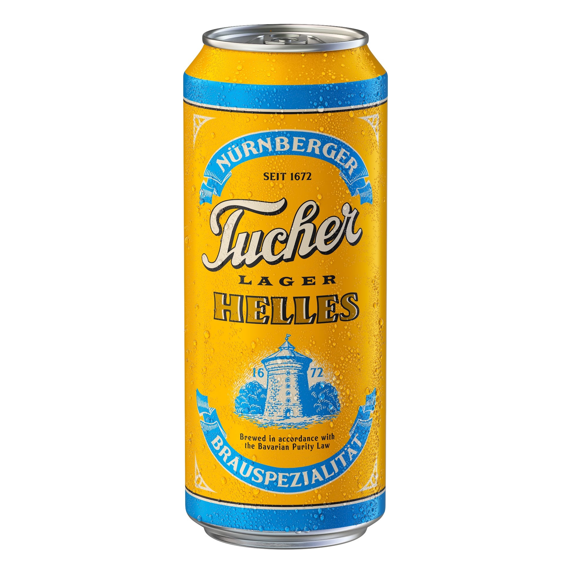 Tucher Helles Lager 16.9 oz can, US pack