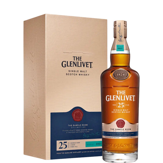 The Glenlivet 25 Year Old Single Malt Scotch Whisky XXV 750ml