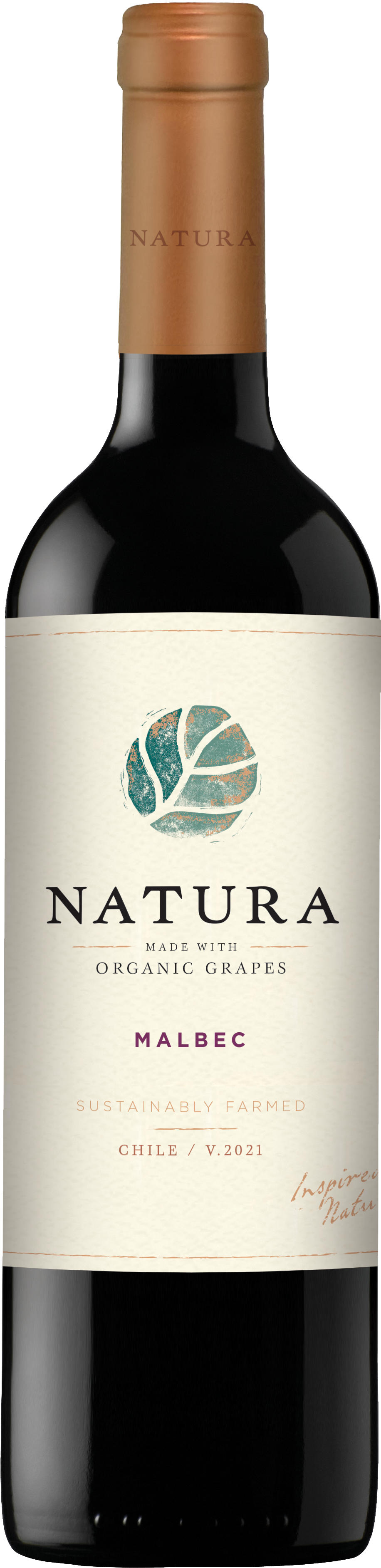 Natura Organic Malbec 750ML, Juicy Certified Organic Malbec From Chile's Emiliana