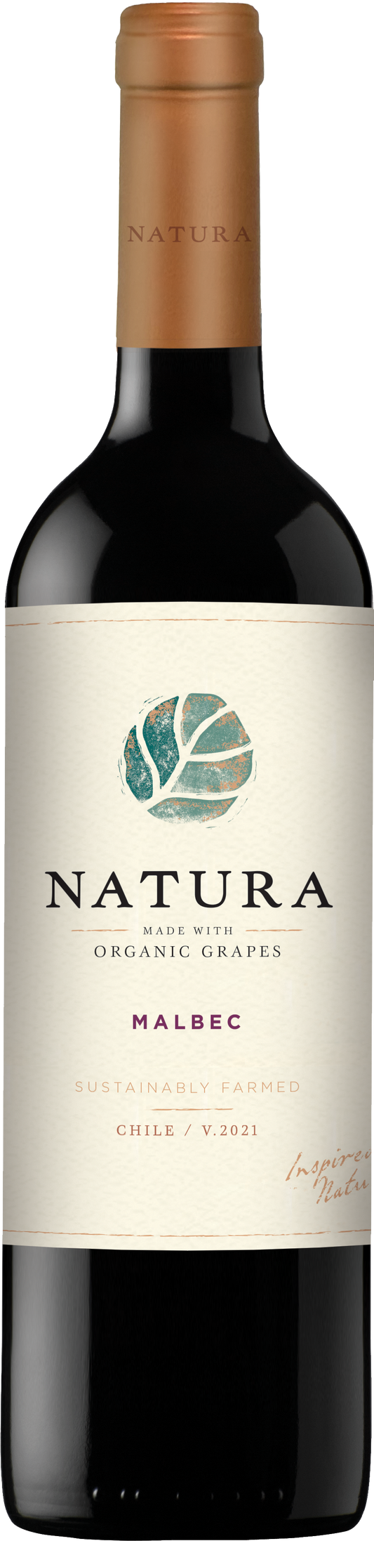 Natura Organic Malbec 750ML, Juicy Certified Organic Malbec From Chile's Emiliana