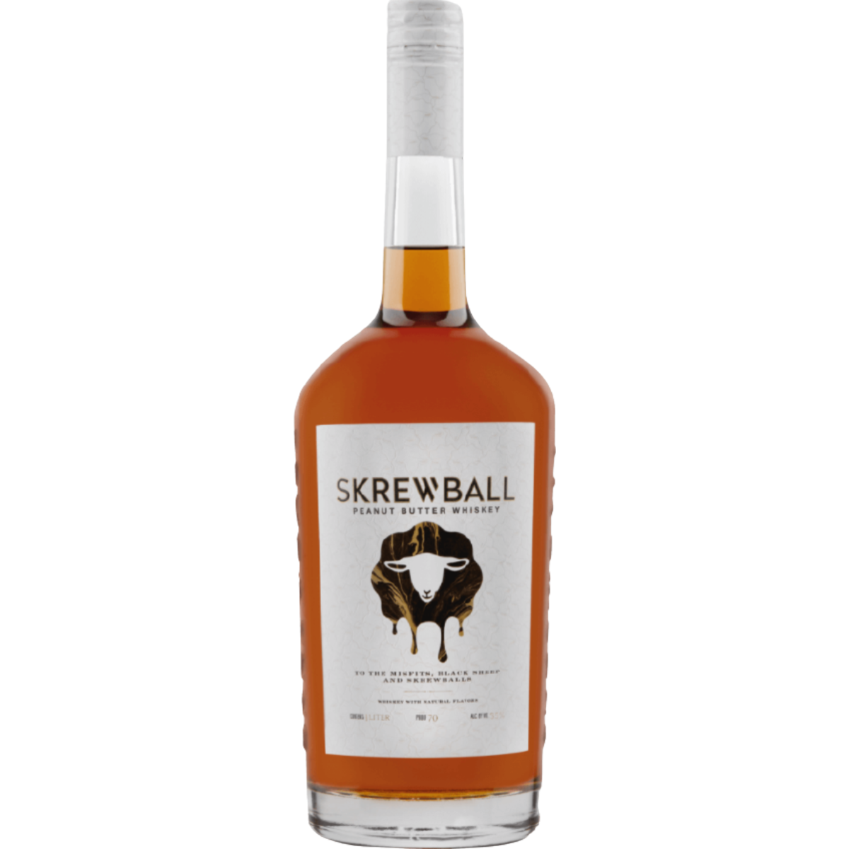 Skrewball Peanut Butter Whiskey 750ML bottle