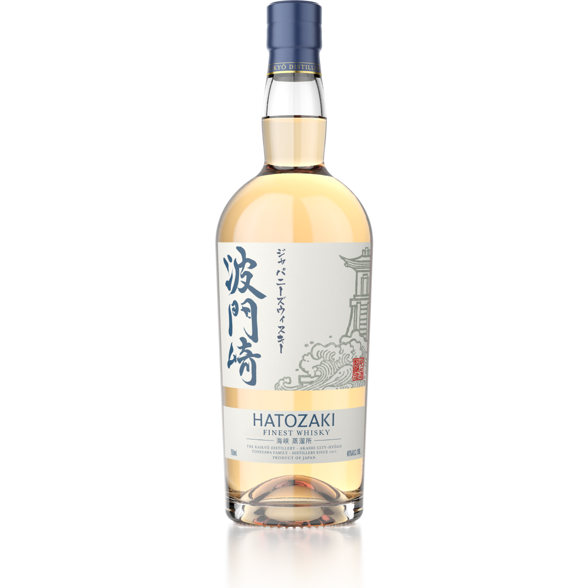 Hatozaki Finest Japanese Whisky 750ML bottle