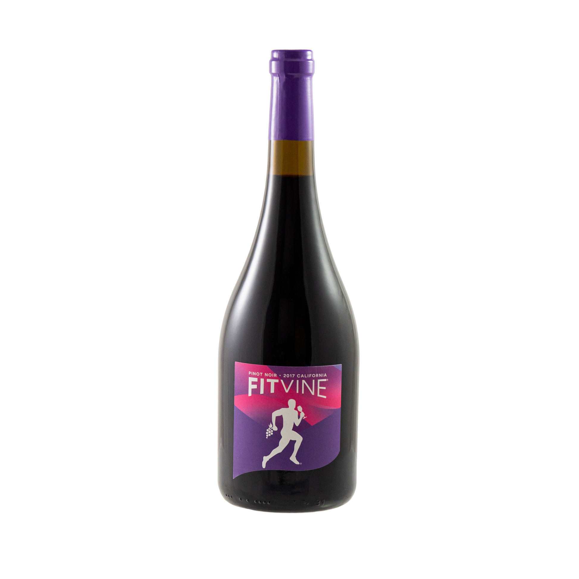 FitVine Pinot Noir 750ML, Zero Sugar Lower Sulfite California Pinot Noir
